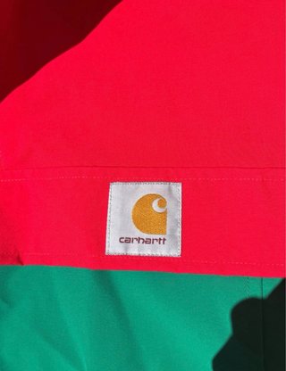Chaqueta Carhartt WIP Nimbus Pullover Roja/Verde