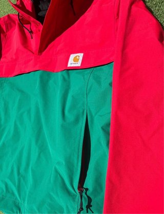 Chaqueta Carhartt WIP Nimbus Pullover Roja/Verde