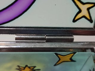Caja joyero cristal vintage Tiffany sol y estrella