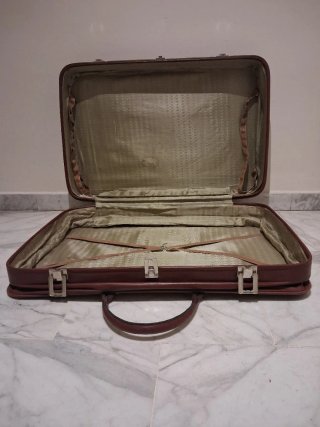Maleta Vintage de los años 70 original de Piel