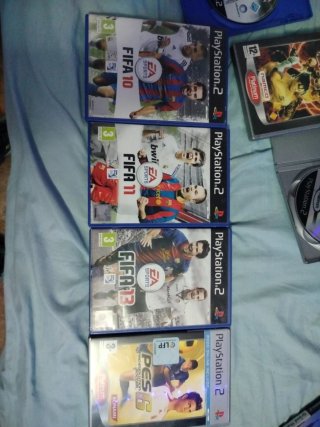 Lote 4 Juegos PS2: FIFA 10, 11, 13 y PES 6