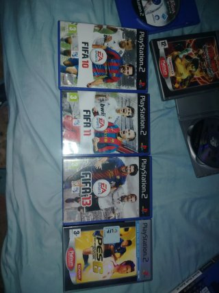Lote 4 Juegos PS2: FIFA 10, 11, 13 y PES 6