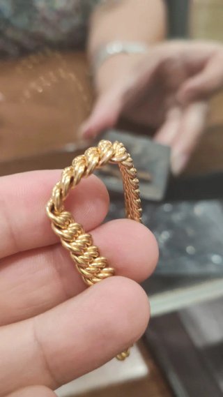 Brazalete Oro Amarillo 14K 15.30g