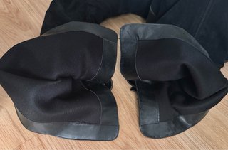 Primark. Talla 42. Botas altas antelina negro.