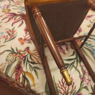 2 Sillas Caoba Antiguas Mid Century