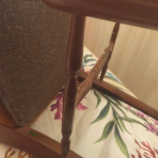 2 Sillas Caoba Antiguas Mid Century