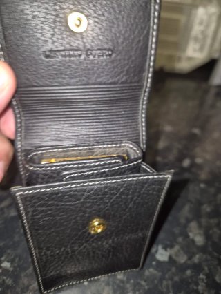 Pitillera cuero JG negra sin estrenar