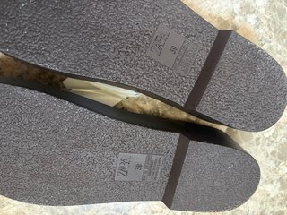 Chanclas Zara transparentes T39