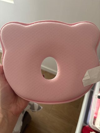 Almohada para bebé rosa