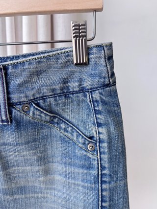 Falda vaquera Benetton azul Talla S