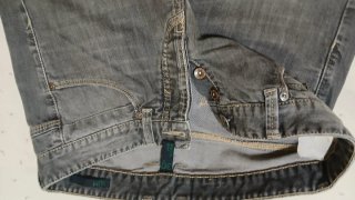 Pantalón vaquero slim hombre gris oscuro M