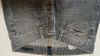 Pantalón vaquero slim hombre gris oscuro M