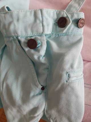 Mono corto Zara verde agua Talla M