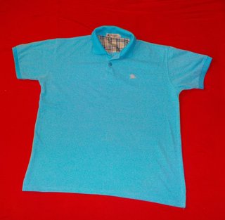 Polo Burberry London Hombre Talla XXL Turquesa