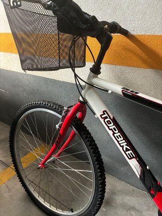 Bicicleta TOPBIKE Roja con Cesta en BARAKALDO