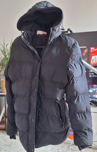Chaqueta acolchada negra mujer (16 años)
