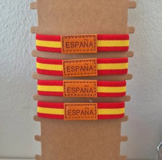 Pulseras España Roja y Amarilla
