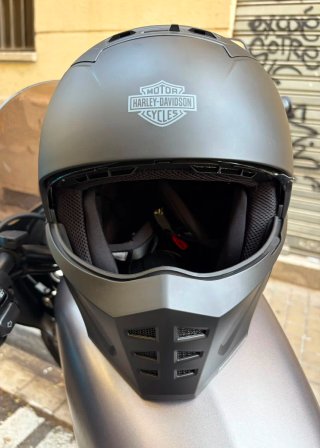 Casco Harley Davidson Negro Mate Nuevo L