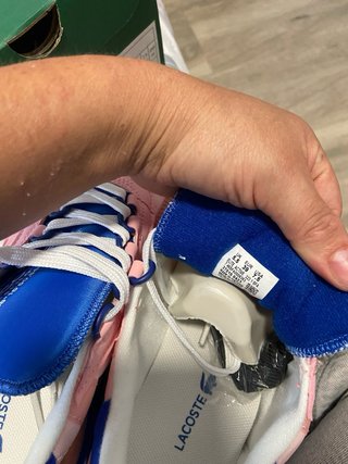 Zapatillas Lacoste Azul y Rosa