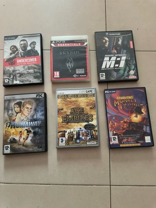 Lote 6 Videojuegos PC PS3 GameCube