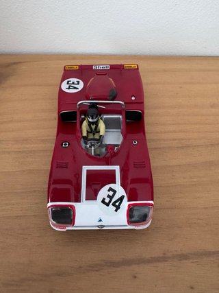 Coche Scalextric Slot Rojo 34