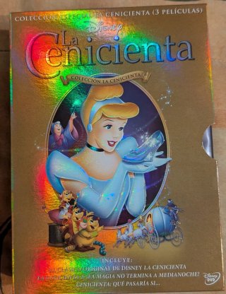 Pack 3 Películas DVD La Cenicienta Disney