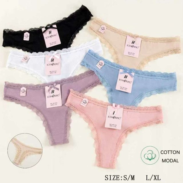 Tanga de Algodón Rosa Junio