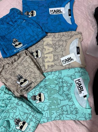 Conjunto Karl Lagerfeld Verde Talla L