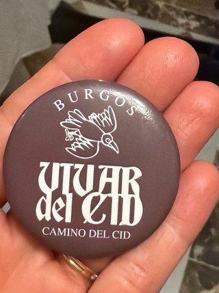 Chapa Camino del Cid Burgos
