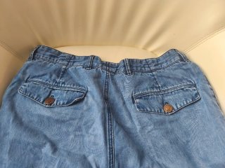 Pantalón vaquero fino loneta talla 46