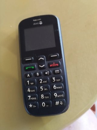Teléfono Doro Negro Vintage