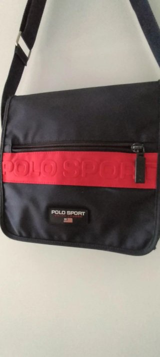 Bolso Bandolera Polo Sport Ralph Lauren Azul/Rojo
