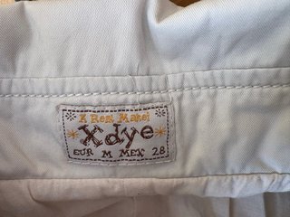 Gabardina blanca mujer Talla M