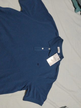 Polo Pedro del Hierro azul hombre