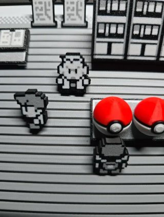 Cuadro diorama Pokémon