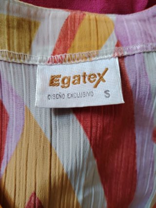 Vestido estampado Egatex Talla M