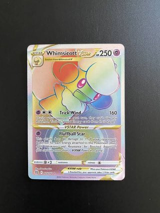 Carta Pokémon Whimsicott VSTAR Arcoíris