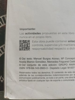 Libro de texto . Geografía e Historia 2 Eso