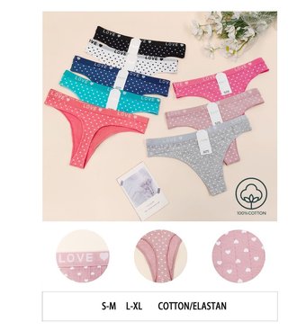 Tanga de Algodón Love Dyana