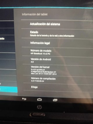 HP Slatebook con teclado