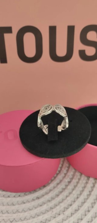 Oferta Anillo Flor de Abril Tous Plata + caja