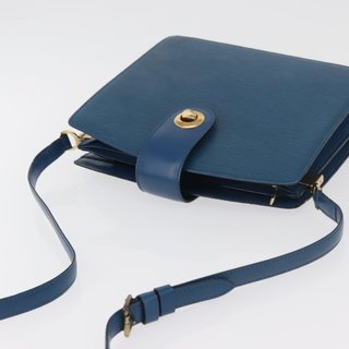 LOUIS VUITTON Epi Capuchin Shoulder Bag Blue