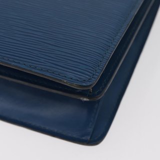 LOUIS VUITTON Epi Capuchin Shoulder Bag Blue