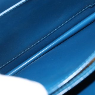 LOUIS VUITTON Epi Capuchin Shoulder Bag Blue