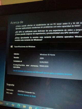 Portátil Asus i3, 8GB ram, 1TB hdd, W10 home