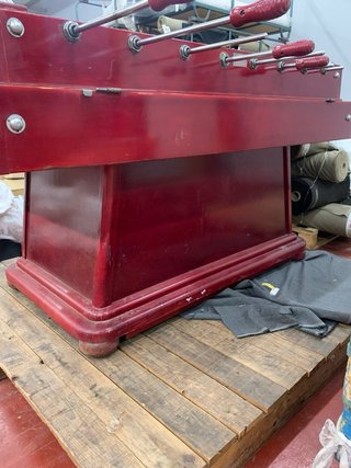 Futbolín Córdoba Rojo Madera Maciza