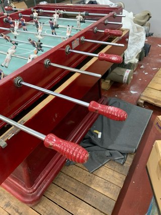 Futbolín Córdoba Rojo Madera Maciza