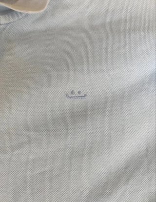 Polo Mango Azul Grisáceo Talla XS