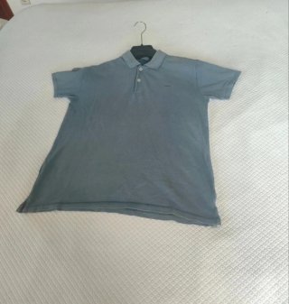 Polo Mango Azul Grisáceo Talla XS