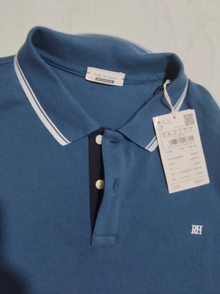 Polo Pedro de Hierro azul hombre